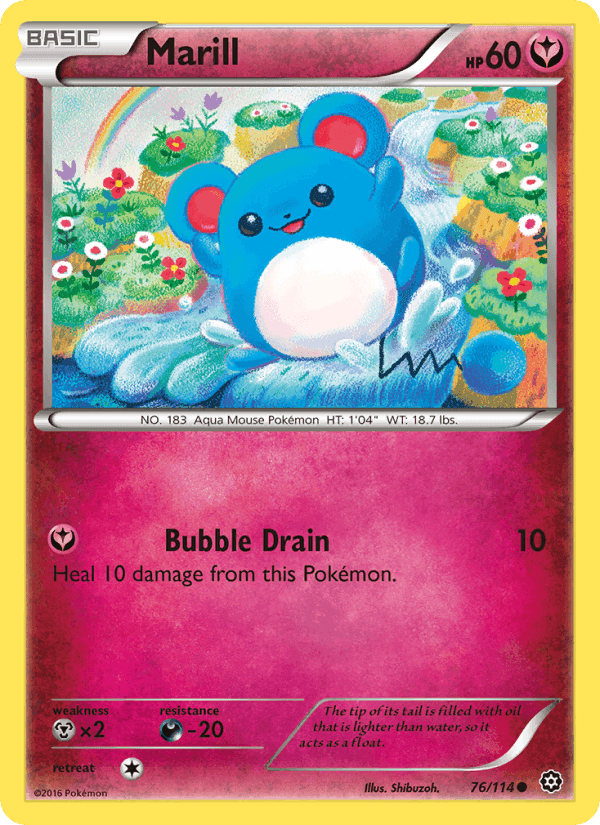 Marill, card 76 from Steam Siege