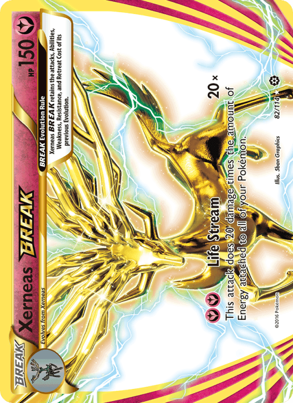 Xerneas BREAK, card 82 from Steam Siege
