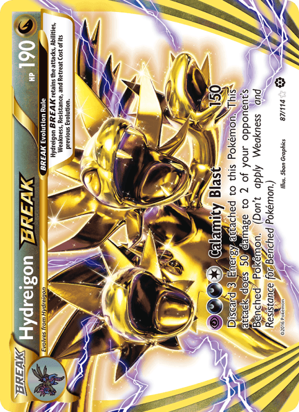 Hydreigon BREAK, card 87 from Steam Siege
