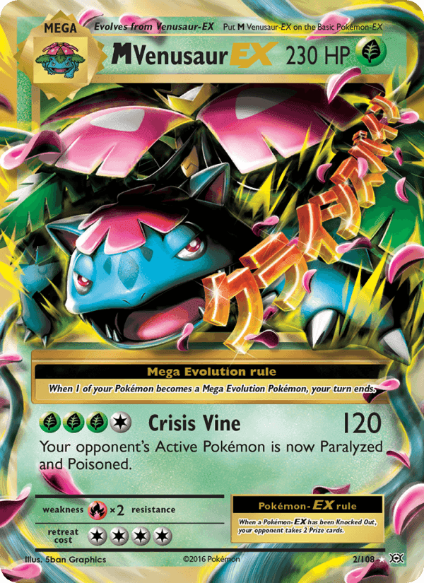 M Venusaur EX, carte 2 de Evolutions