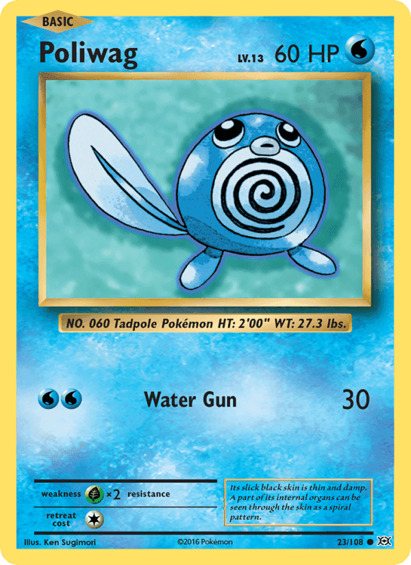 Evolutions の 23 番、Poliwag