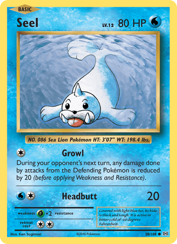 Evolutions の 28 番、Seel