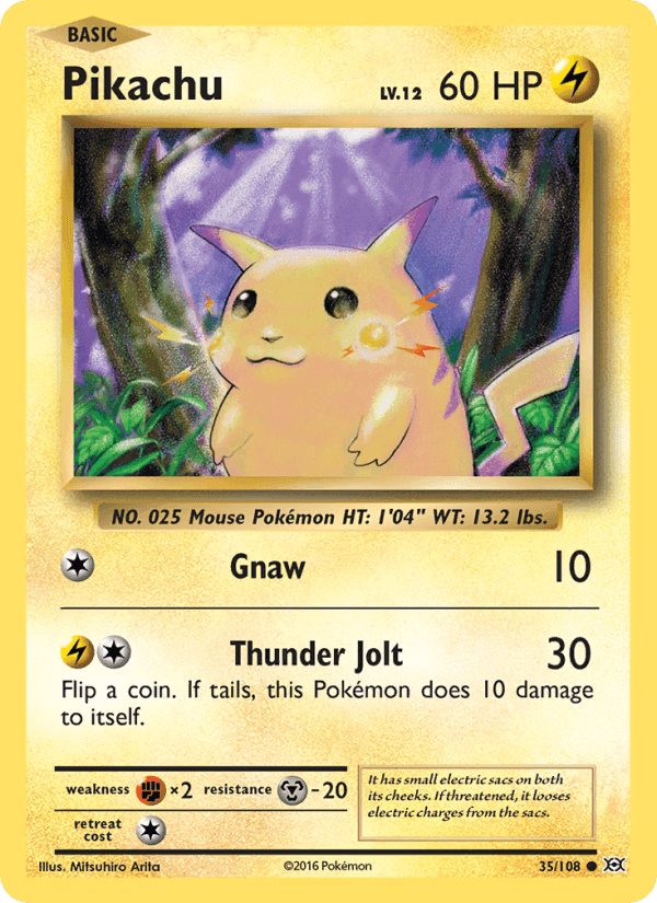 Evolutions の 35 番、Pikachu