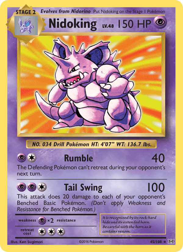 Evolutions の 45 番、Nidoking