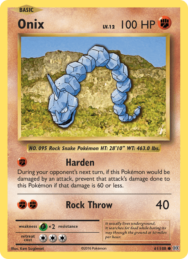 Onix, card 61 from Evolutions