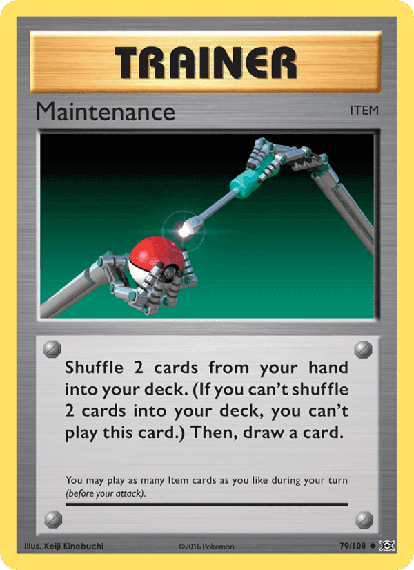 Maintenance, card 79 from Evolutions