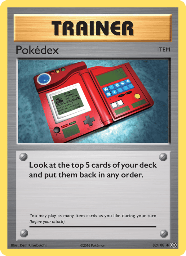 Pokédex, card 82 from Evolutions