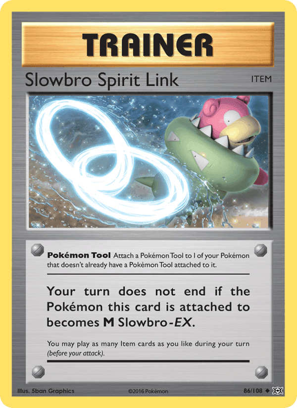 Slowbro Spirit Link, card 86 from Evolutions