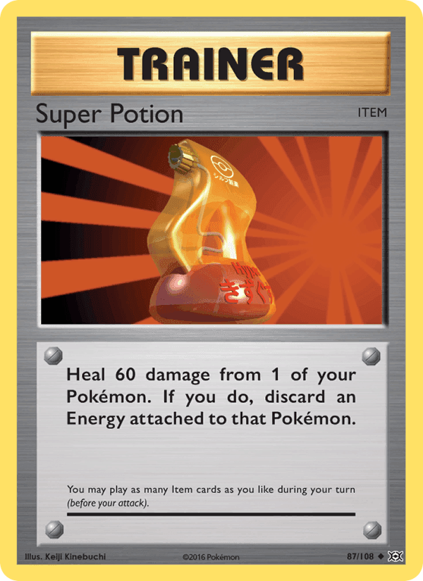 Super Potion, card 87 from Evolutions