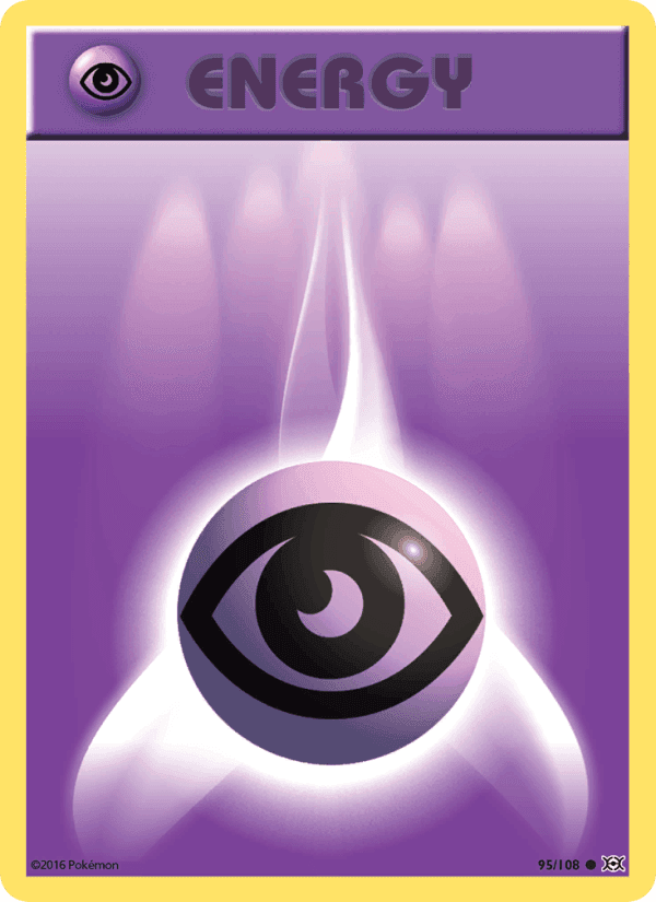 Psychic Energy, card 95 from Evolutions