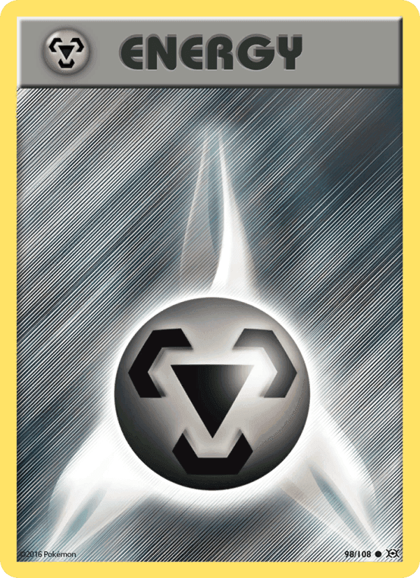 Metal Energy, card 98 from Evolutions