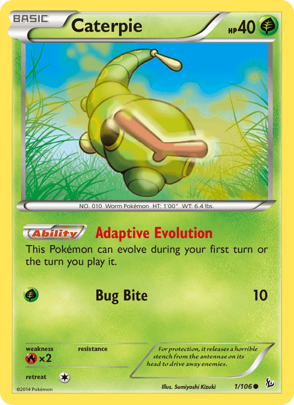 Caterpie, card 1 from Flashfire