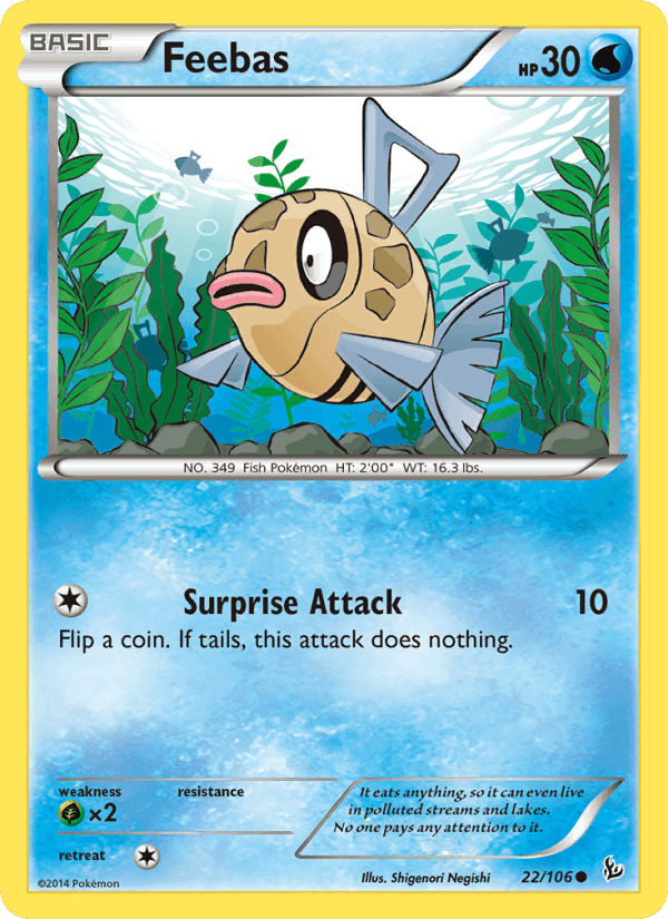 Feebas, card 22 from Flashfire