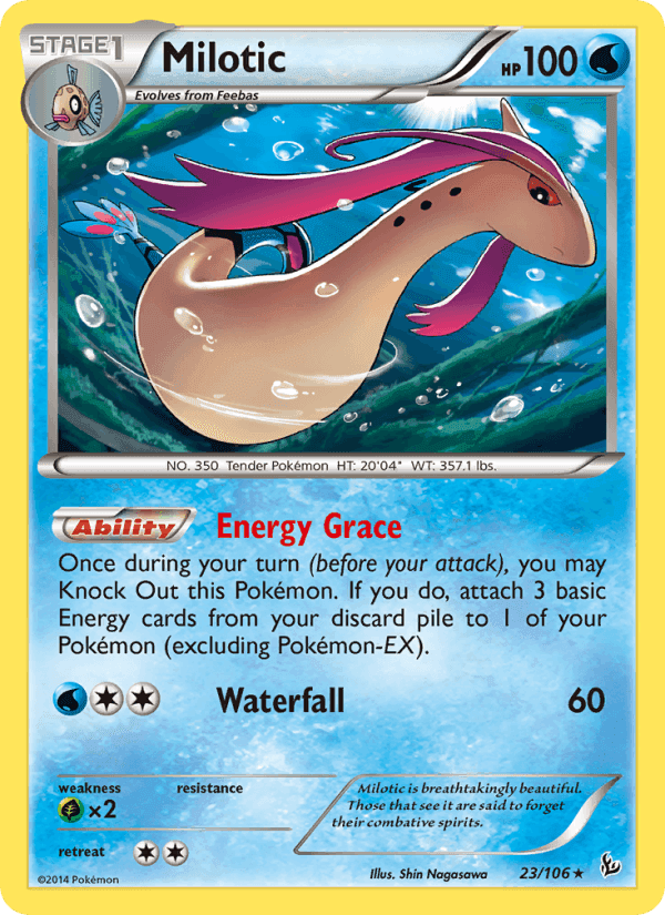 Milotic, card 23 from Flashfire