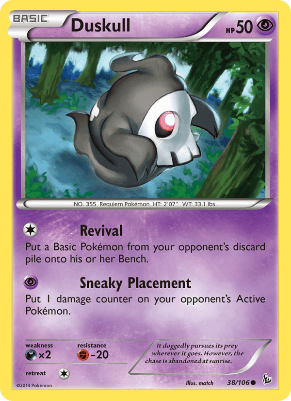 Duskull, carta 38 di Flashfire