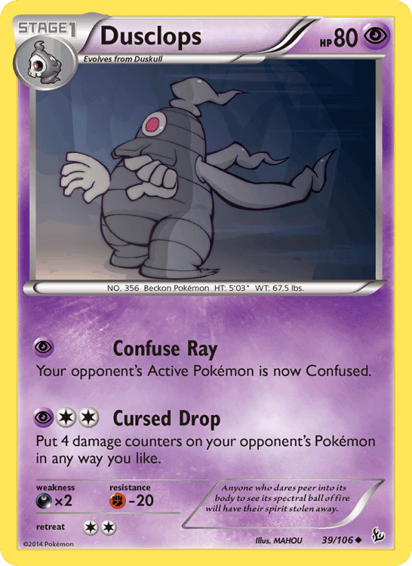 Dusclops, card 39 from Flashfire
