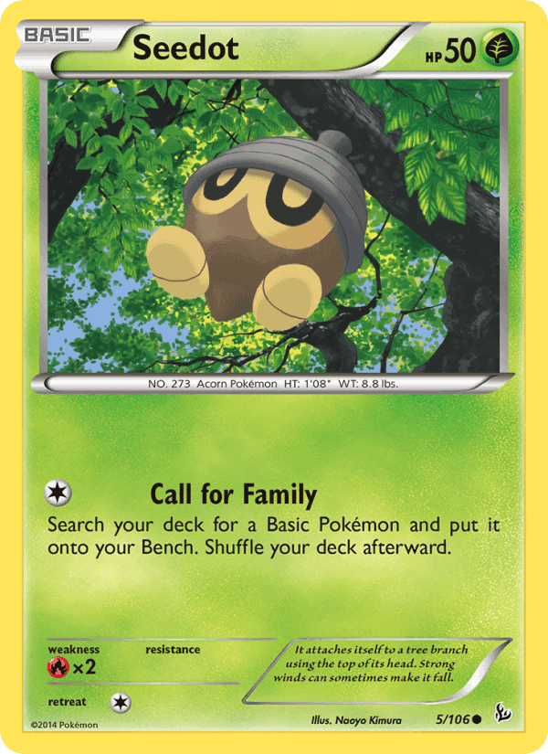 Seedot, card 5 from Flashfire