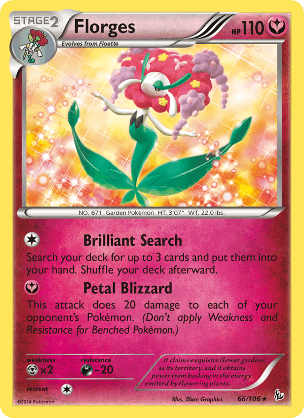 Florges, card 66 from Flashfire