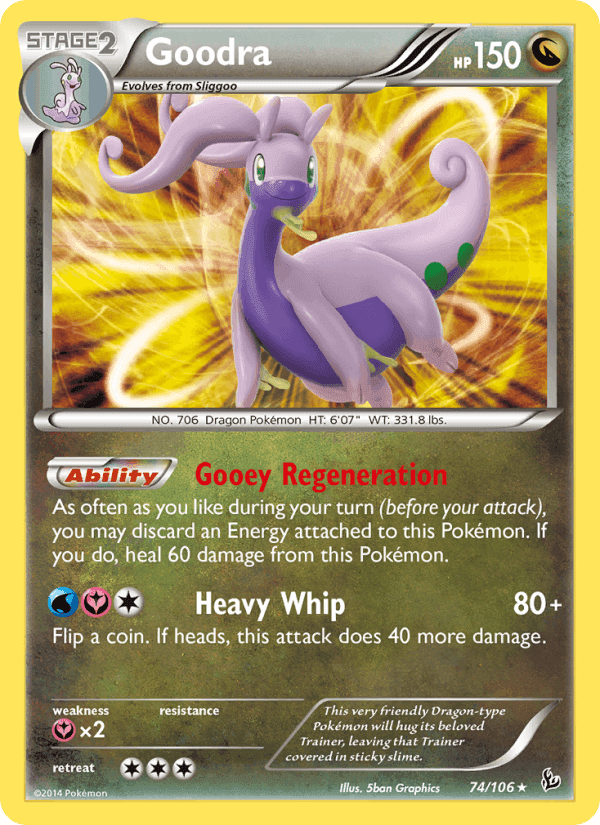 Goodra, card 74 from Flashfire
