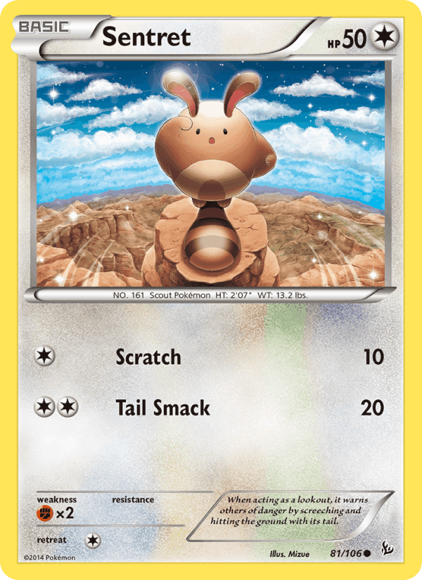 Sentret, card 81 from Flashfire