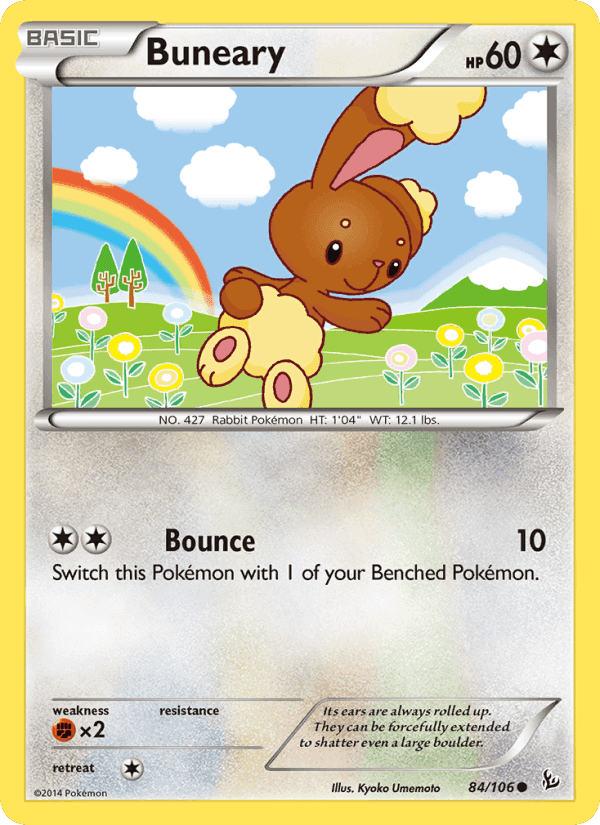 Buneary, card 84 from Flashfire