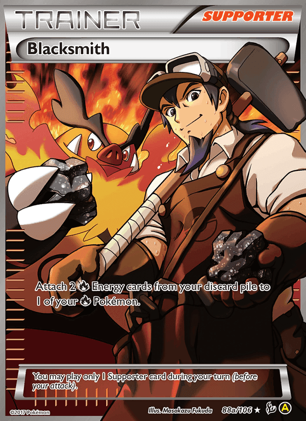 Blacksmith, card 88a from Flashfire