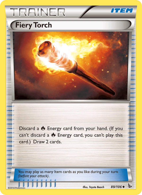 Fiery Torch, card 89 from Flashfire