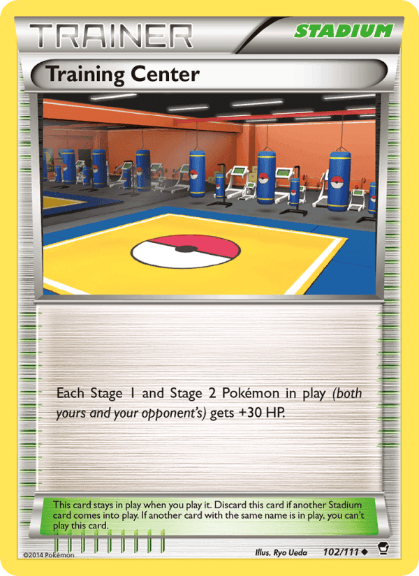 Training Center, card 102 from Furious Fists