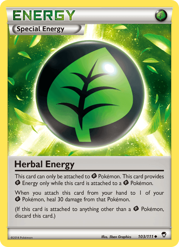 Herbal Energy, card 103 from Furious Fists