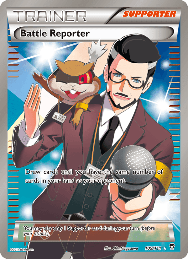 Battle Reporter, card 109 from Furious Fists