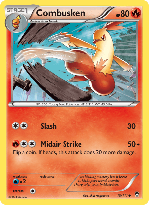 ライジングフィスト の 13 番、Combusken