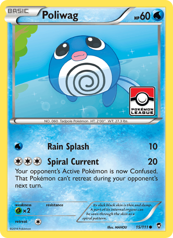 Poliwag, card 15 from Furious Fists