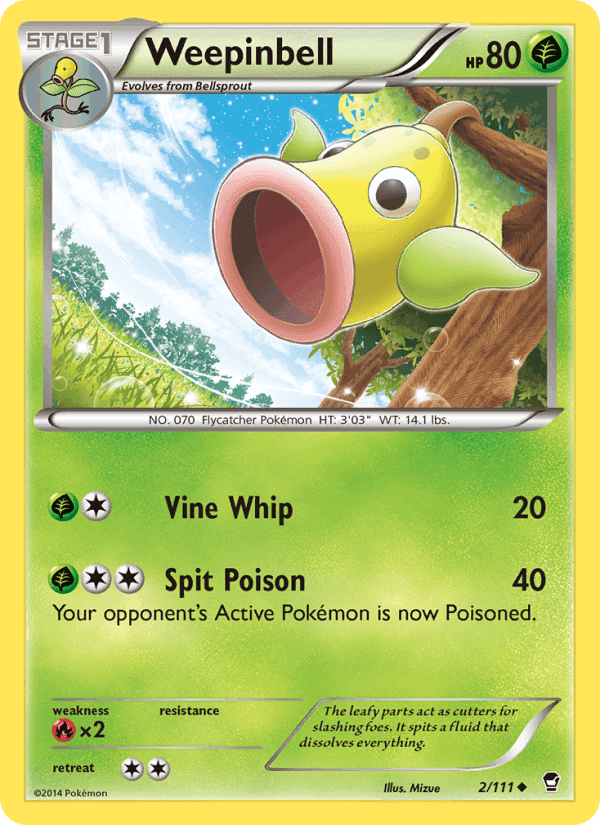 ライジングフィスト の 2 番、Weepinbell