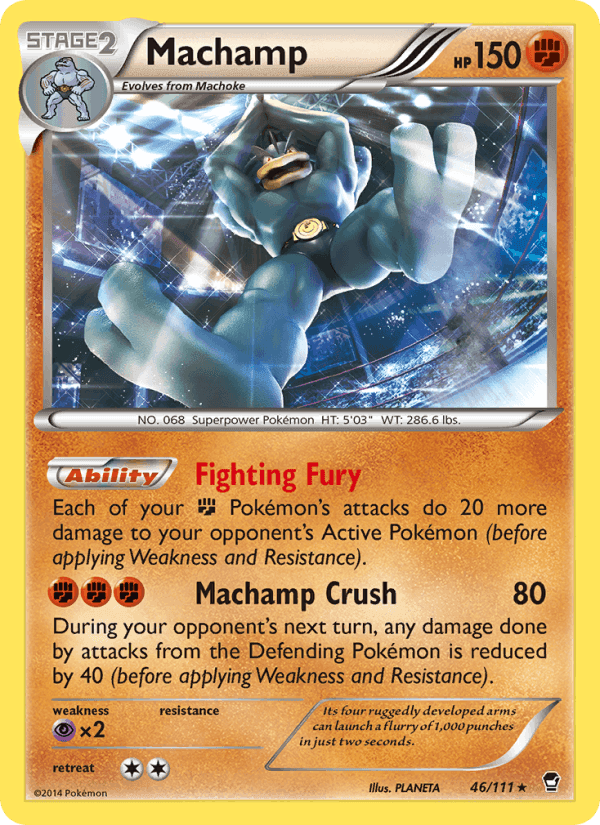 ライジングフィスト の 46 番、Machamp