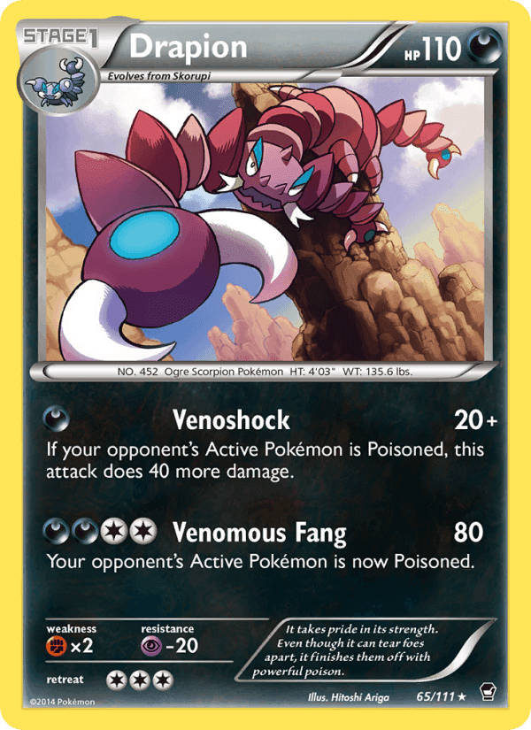 Drapion, card 65 from Furious Fists