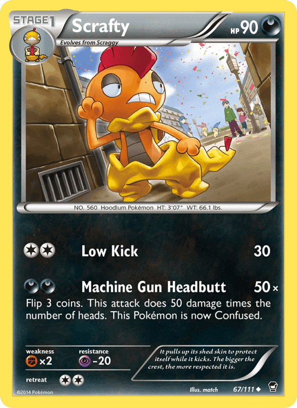 Scrafty, card 67 from Furious Fists