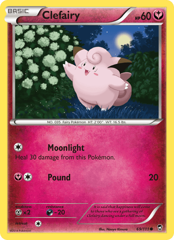 Clefairy, card 69 from Furious Fists
