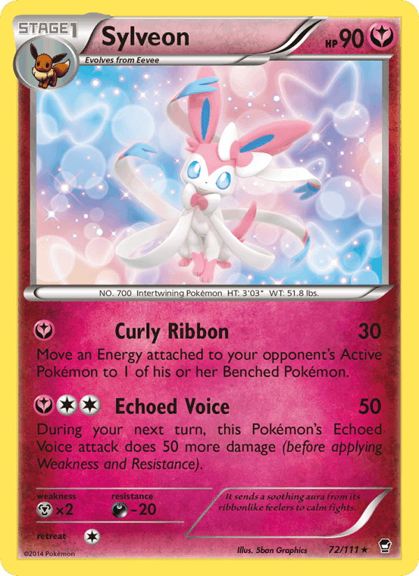 Sylveon, card 72 from Furious Fists