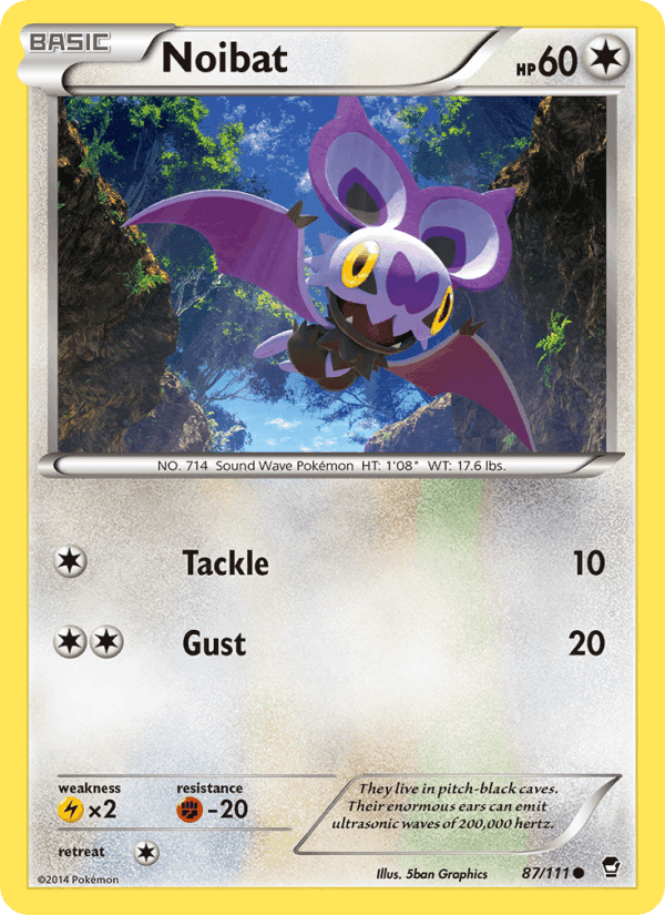 Noibat, card 87 from Furious Fists