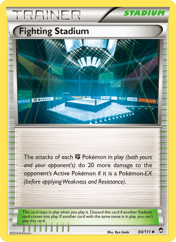 Fighting Stadium, card 90 from Furious Fists