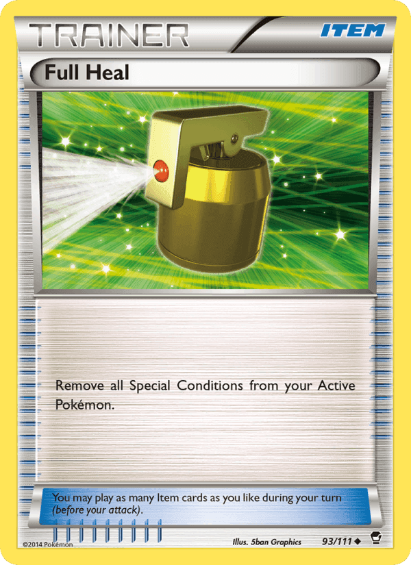 Full Heal, card 93 from Furious Fists