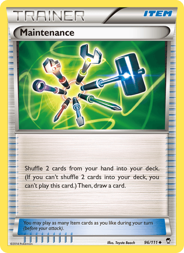 Maintenance, card 96 from Furious Fists