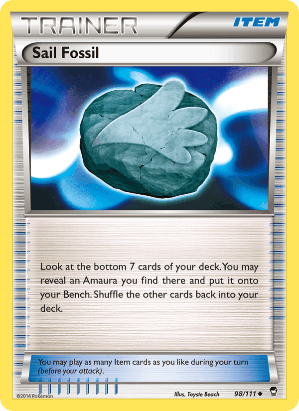 Sail Fossil, card 98 from Furious Fists