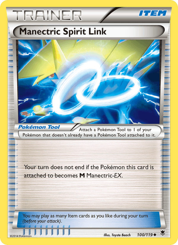 Manectric Spirit Link, card 100 from Phantom Forces