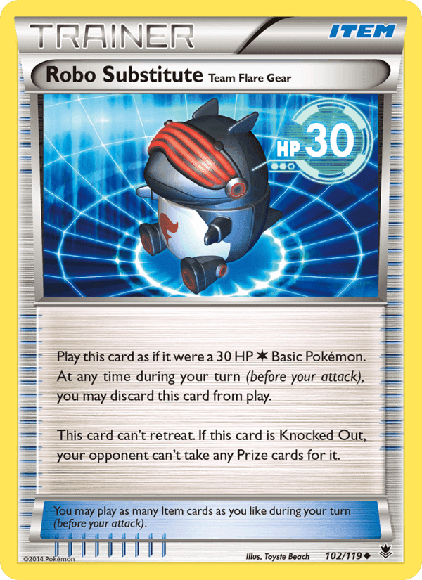 Robo Substitute Team Flare Gear, card 102 from Phantom Forces