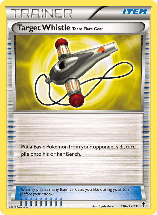 Target Whistle Team Flare Gear, card 106 from Phantom Forces