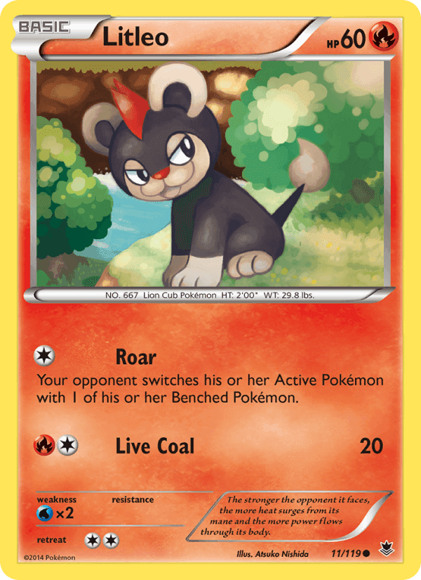 Litleo, card 11 from Phantom Forces