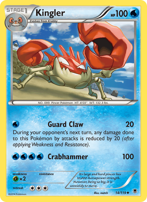Kingler, carte 14 de Phantom Forces