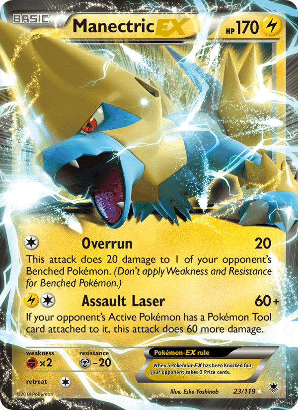 Manectric EX, carta 23 di Phantom Forces