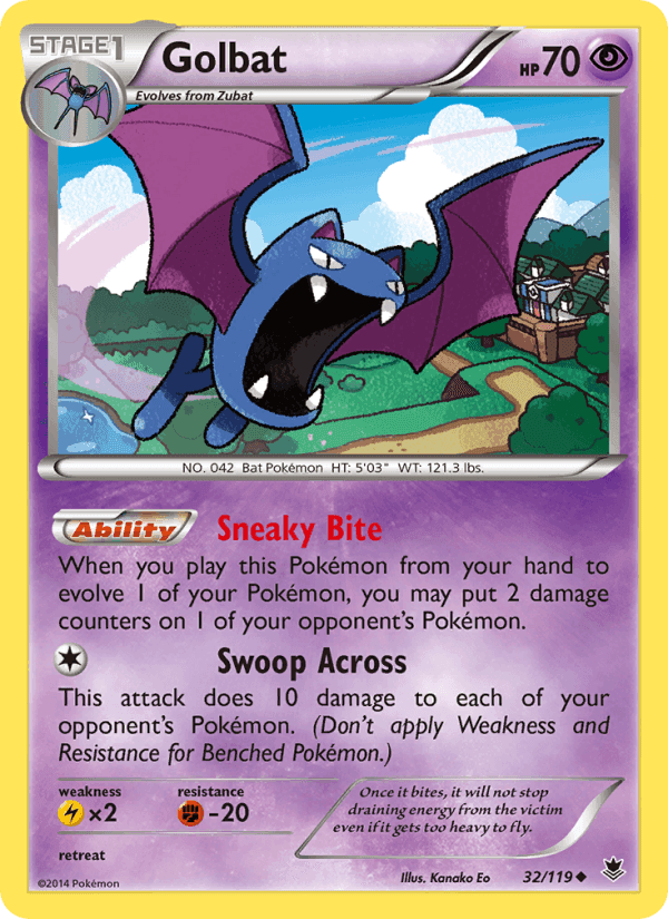 ファントムゲート の 32 番、Golbat